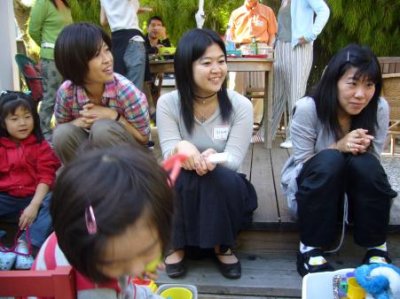 Kaoru Tarumi-san and Risa-san at the Barbeque 2007
