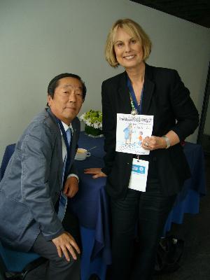 Mr. Imoto and Carol Adrienne